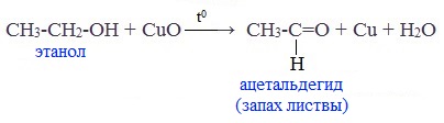 Получение альдегидов из спиртов уравнение реакции